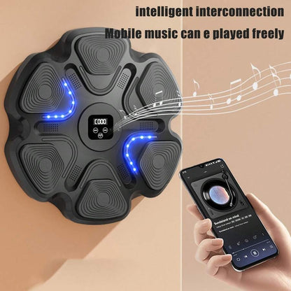 Nuovo smart machine da boxe musicale per adulti, allenamento fitness per sport, trainer di boxe per esercizi a casa, bersaglio da parete per allenamento di risposta