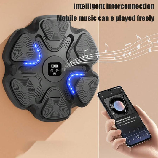 Nuovo smart machine da boxe musicale per adulti, allenamento fitness per sport, trainer di boxe per esercizi a casa, bersaglio da parete per allenamento di risposta