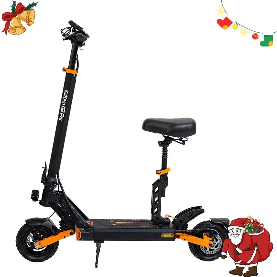 Kukirin Monopattino elettrico KuKirin G2 Pro versione 2024, motore brushless da 600 W, batteria da 48 V 15,6 Ah, pneumatici in gomma da 9 pollici, velocità massima 45 km/h, autonomia 58 km, doppi freni a disco