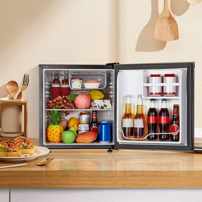 Fohere Minifrigo 46L con scomparto ghiaccio | Frigo piccolo | Controllo della temperatura, risparmio energetico, silenzioso | Frigorifero per bevande ideale per ufficio