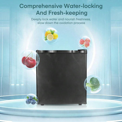 Fohere Minifrigo 46L con scomparto ghiaccio | Frigo piccolo | Controllo della temperatura, risparmio energetico, silenzioso | Frigorifero per bevande ideale per ufficio