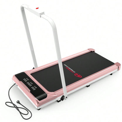 Bigzzia Tapis roulant da scrivania: display LED super ampio, motore silenzioso e assorbimento degli urti per l'home fitness