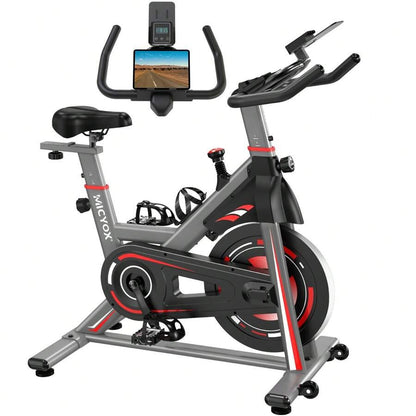 Micyox Micyox Ergometro Home Trainer TH-X3 Fitness Bikes con Resistenza Magnetica, Allenamento Cardio Indoor, Monitor LCD con Supporto per iPad, Home Trainer, Capacità di Carico 150 kg