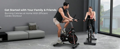 Micyox Micyox Ergometro Home Trainer TH-X3 Fitness Bikes con Resistenza Magnetica, Allenamento Cardio Indoor, Monitor LCD con Supporto per iPad, Home Trainer, Capacità di Carico 150 kg