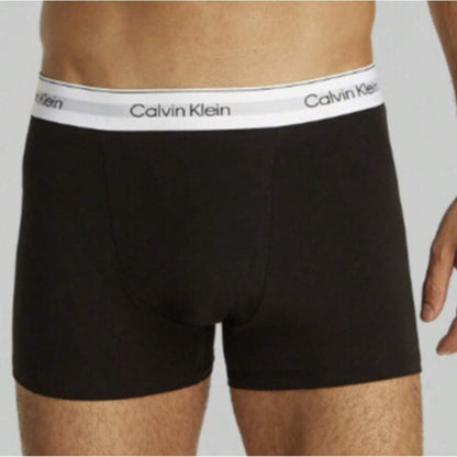 Calvin Klein 3 pezzi Boxer Calvin Klein da uomo, con stampa di lettere, casual e comodi