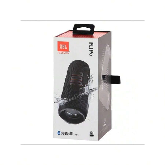 JBL Altoparlante Bluetooth portatile JBL Flip 6 con sistema di altoparlanti a 2 vie e suono professionale originale JBL potente, fino a 12 ore di autonomia
