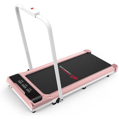 Bigzzia Tapis roulant da scrivania: display LED super ampio, motore silenzioso e assorbimento degli urti per l'home fitness