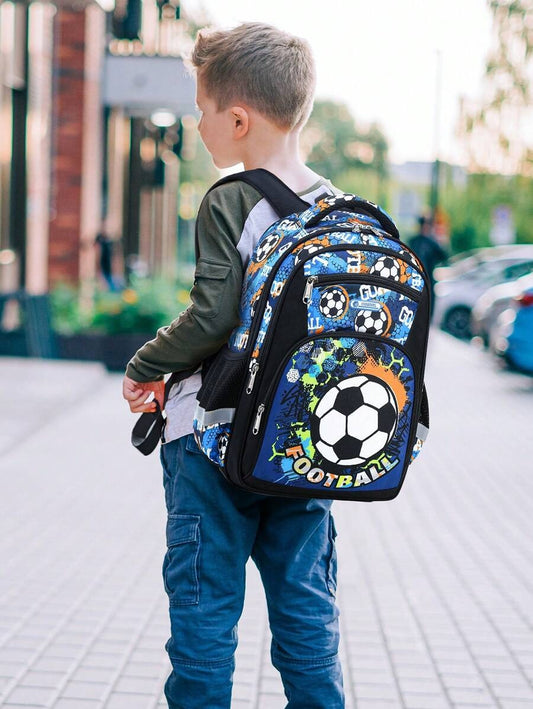 Zaino da scuola carino per bambini con motivo di , adatto per studenti di scuola elementare di grado