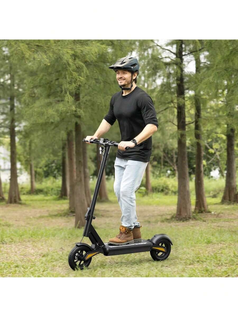 Todimart Monopattino elettrico TODIMART X1 per adulti, motore brushless da 600 W, batteria da 48 V 10,4 Ah, autonomia massima 40-50 km, pneumatici fuoristrada da 10 pollici in grado di superare pendenze di 25°