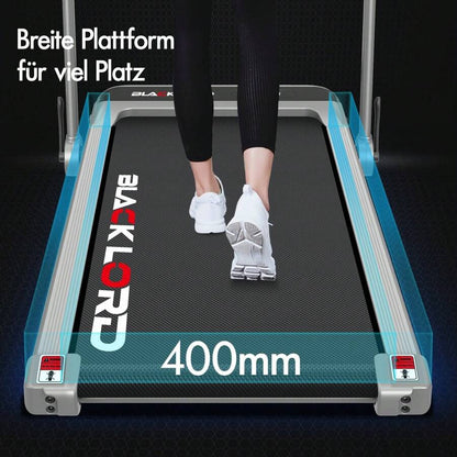 BLACK LORD Tapis roulant sotto la scrivania, Tappetino da passeggio 2 in 1 per camminare e fare jogging, Attrezzatura fitness da 3,2 HP, Portatile sotto la scrivania, Casa e ufficio, Capacità 140 kg, MS2