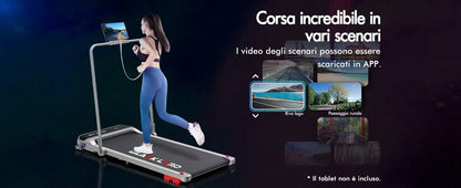 BLACK LORD Tapis roulant sotto la scrivania, Tappetino da passeggio 2 in 1 per camminare e fare jogging, Attrezzatura fitness da 3,2 HP, Portatile sotto la scrivania, Casa e ufficio, Capacità 140 kg, MS2