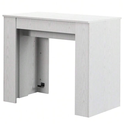 Shally Dogan Tavolo Allungabile per Cucina, Ingresso e Sala da Pranzo, Consolle Salvaspazio Richiudibile da 3 Metri con 5 Pannelli, Design Moderno ed Elegante