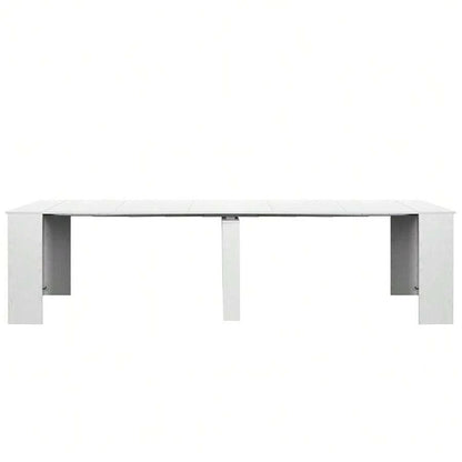 Shally Dogan Tavolo Allungabile per Cucina, Ingresso e Sala da Pranzo, Consolle Salvaspazio Richiudibile da 3 Metri con 5 Pannelli, Design Moderno ed Elegante