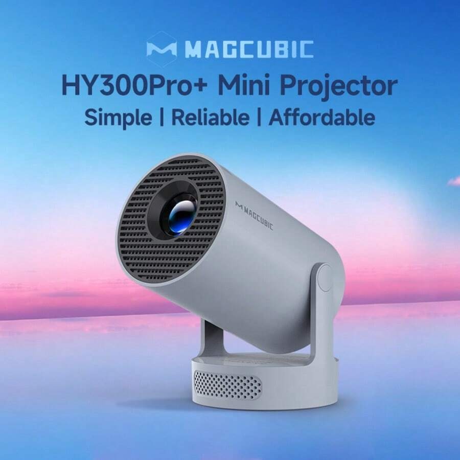 Proiettore Magcubic 4K Android 11 HY300 Pro Dual Wifi6 260ANSI Allwinner H713 BT5.0 1280*720P Proiettore portatile per esterni per cinema