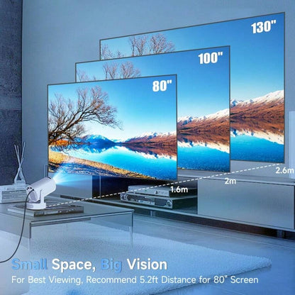 Proiettore Magcubic 4K Android 11 HY300 Pro Dual Wifi6 260ANSI Allwinner H713 BT5.0 1280*720P Proiettore portatile per esterni per cinema