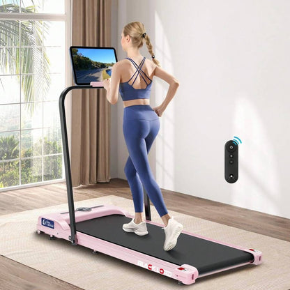 BLACK LORD Smart Walking Pad, tapis roulant 2 in 1 sotto la scrivania per l'ufficio domestico, macchina da jogging portatile con app e telecomando, registrazione dati fitness