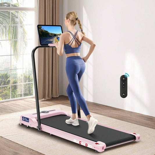 BLACK LORD Smart Walking Pad, tapis roulant 2 in 1 sotto la scrivania per l'ufficio domestico, macchina da jogging portatile con app e telecomando, registrazione dati fitness