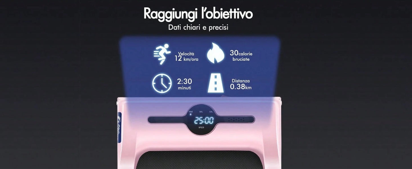 BLACK LORD Smart Walking Pad, tapis roulant 2 in 1 sotto la scrivania per l'ufficio domestico, macchina da jogging portatile con app e telecomando, registrazione dati fitness