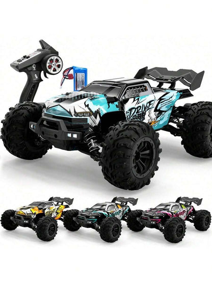 1:16 Scala Automobile da Stunt Telecomandato 4WD con LED, Drift ad Alta Velocità su Terreni Impegnativi, Veicolo RC 4x4 da Fuoristrada, Regalo di Natale
