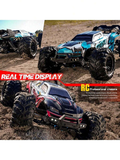 1:16 Scala Automobile da Stunt Telecomandato 4WD con LED, Drift ad Alta Velocità su Terreni Impegnativi, Veicolo RC 4x4 da Fuoristrada, Regalo di Natale
