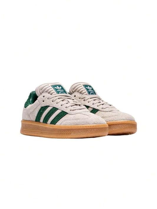 Adidas Samba XLG Men's Casual Sneakers Putty Grey / Collegiate Green / Gum JI3197