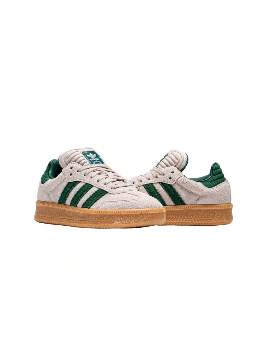 Adidas Samba XLG Men's Casual Sneakers Putty Grey / Collegiate Green / Gum JI3197