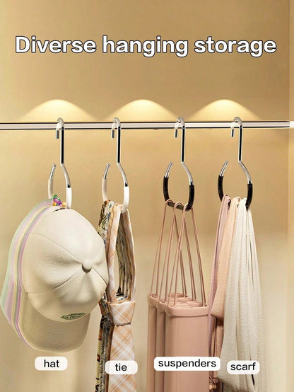 1/3/5 pezzi - Portaoggetti da armadio, organizzatore per cinture, rastrelliera, accessori per armadio adatta per cinture, cravatte, sciarpe, canotte, cappelli, reggiseni, scarpe, borse, pantaloni, jeans, stivali, gonne,
