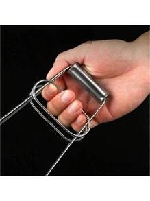 1/2 Pezzi Pinze Resistenti al Calore per la Cucina, Rastrelliera per Ciotole, Sottopentola, Supporto per Pentole, Presine da Cucina, Morsetti Antiscivolo Resistenti al Calore in Acciaio Inossidabile, Rastrelliera per Pentole Quadrata