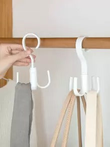 1 pezzo Gancio per canotta, gancio plastica resistente, gancio per cintura girevole, progettato per appendere canotta, cravatta, cintura, borsa