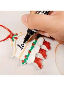 Decorazione natalizia pendente, calzino natalizio personalizzato 2024, personalizzato per 2, 3, 4, 5, 6 membri della famiglia, nome da appendere sull'albero di Natale, ornamento in resina inciso con nome e benedizione, regalo di Natale creativo