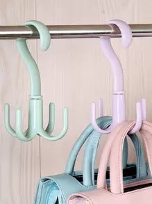 1 pezzo Gancio per canotta, gancio plastica resistente, gancio per cintura girevole, progettato per appendere canotta, cravatta, cintura, borsa