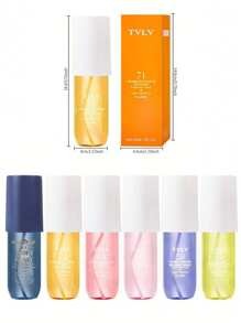 1 pezzo Profumo digitale da 90ml, fragranza a lunga durata, design minimalista, adatto per matrimonio, compleanno, tutti i modelli TVLV hanno una fragranza a lunga durata che dura 12 ore, 1 pezzo x 90ml spray serie Brasile e confezione regalo,