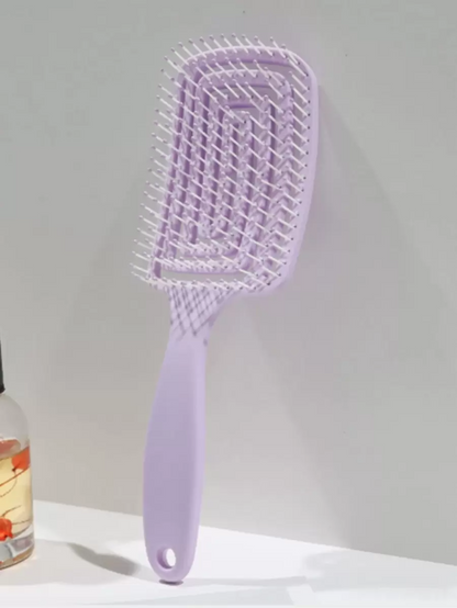 1 pezzo di pettine da massaggio con decorazione a labirinto popolare per donne, pettine magico per capelli traspirante e asciutto (nero), cura del corpo per viaggi, all'aperto, sport, ufficio, scuola, regalo di San Valentino
