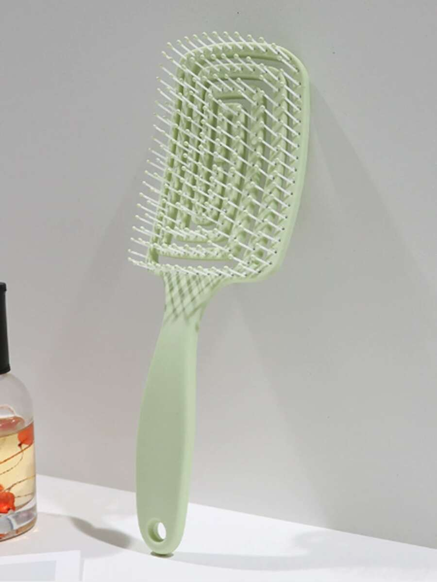 1 pezzo di pettine da massaggio con decorazione a labirinto popolare per donne, pettine magico per capelli traspirante e asciutto (nero), cura del corpo per viaggi, all'aperto, sport, ufficio, scuola, regalo di San Valentino