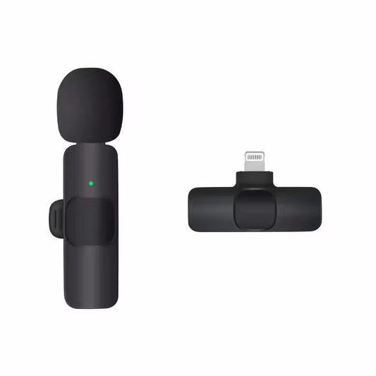 BASIX Microfono wireless 2.4G con connettore lightning per Iphone