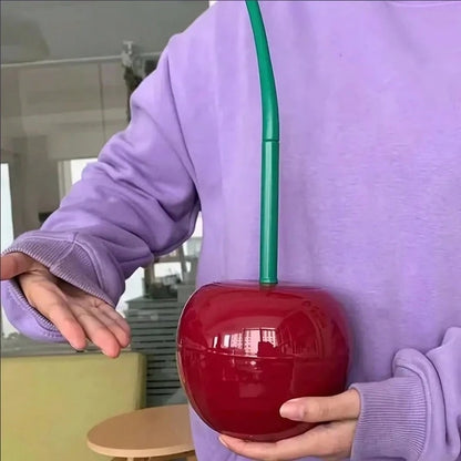 1 pezzo Spazzola per WC a forma di ciliegia, spazzola per WC con manico lungo e setole morbide, set di spazzole per la pulizia del WC in plastica, adatto per bagno/hotel