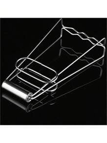 1/2 Pezzi Pinze Resistenti al Calore per la Cucina, Rastrelliera per Ciotole, Sottopentola, Supporto per Pentole, Presine da Cucina, Morsetti Antiscivolo Resistenti al Calore in Acciaio Inossidabile, Rastrelliera per Pentole Quadrata