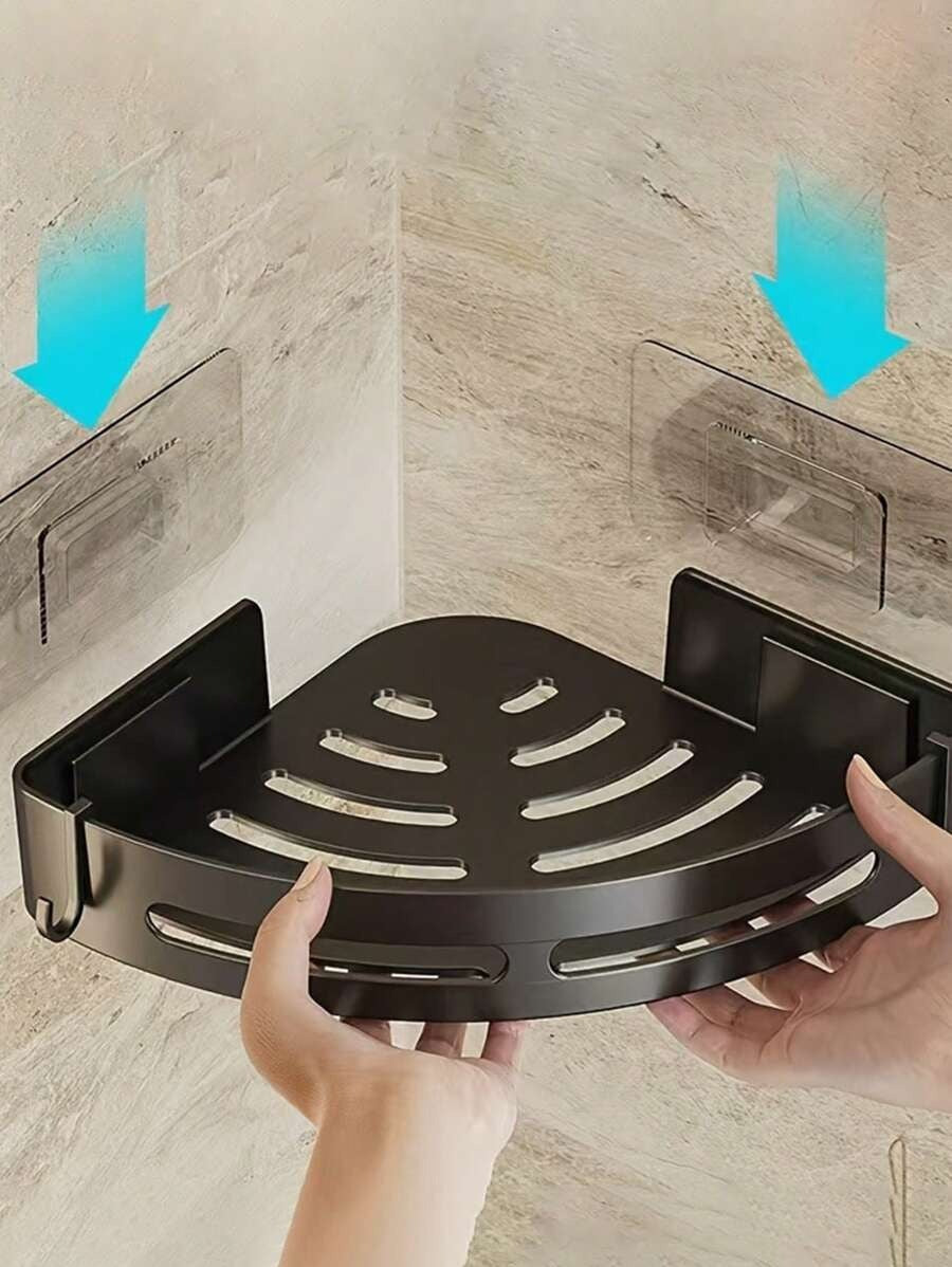Mensola angolare per doccia, scaffale di stoccaggio per il bagno, mensola per doccia interna, portasciampoo, scatola di stoccaggio per cucina e bagno, cestino per doccia, mensola angolare salvaspazio