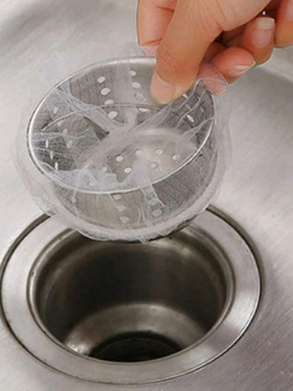 Filtro per lavello da cucina in acciaio inossidabile salvaspazio e filtro di piccole dimensioni in rete per lavello da cucina monouso - ideale per residui di cibo e filtraggio di verdure, cestello di scarico in metallo per un flusso d'acqua efficiente