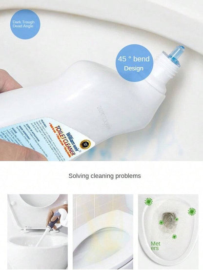 500ml Detergente per WC, Liquido per la pulizia del bagno, Rimuove macchie e odori, Pulisce efficacemente l'igiene del bagno, Mantiene il WC pulito, Essenziale per la casa.