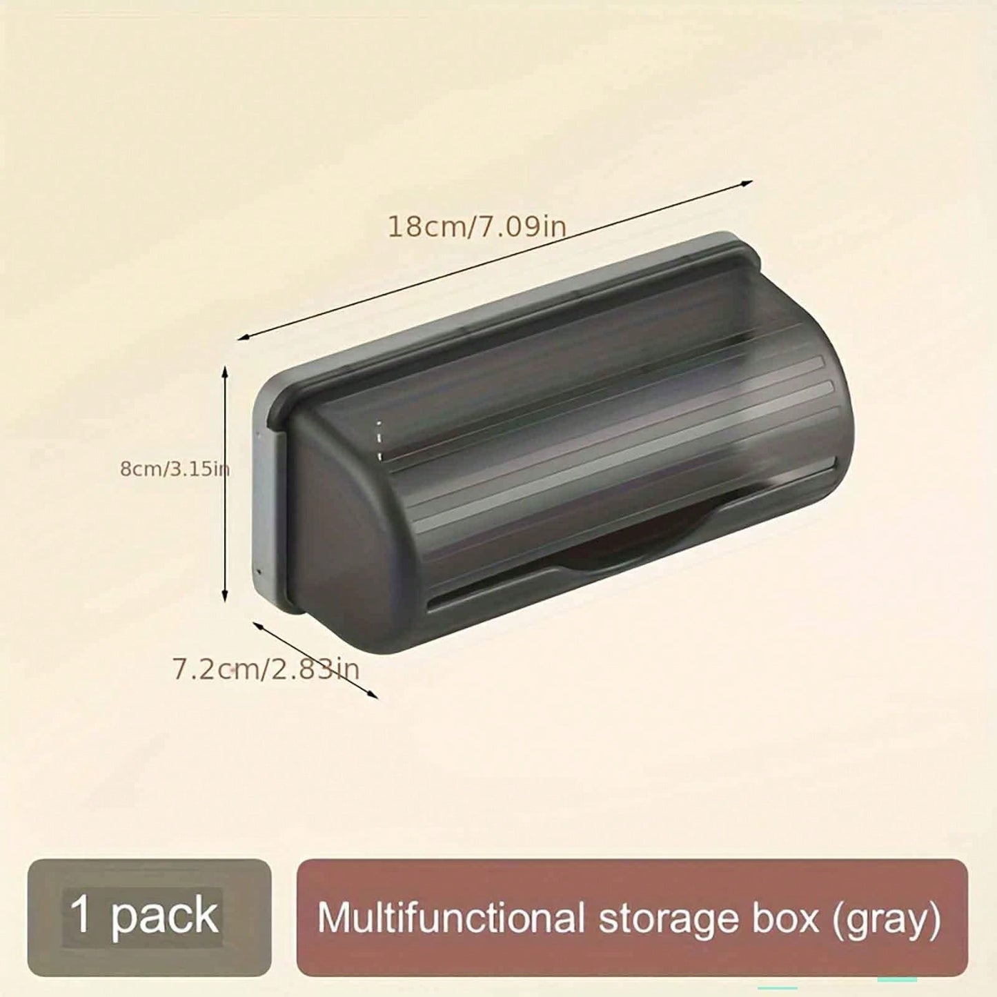 1 Pezzo Portarotolo Per Dispenser Sacchi Della Spazzatura, Organizzatore Di Dispenser Per Sacchi Di Plastica Da Parete Sottolavello Per La Cucina Compatibile Con Rotoli Di Sacchi Della Spazzatura (bianco, Grigio)