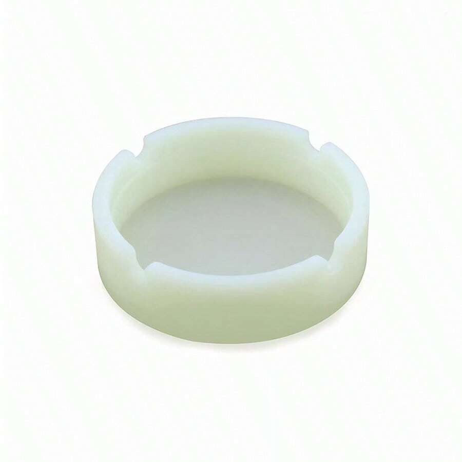 1 pezzo Portacenere in silicone grande capacità fosforescente per uso domestico, regalo di San Valentino per ragazzi e ragazze