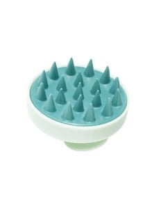 Spazzola per massaggio del cuoio capelluto, massaggiatore del cuoio capelluto in paglia di grano, strumento per il lavaggio dei capelli in paglia di grano, spazzola per capelli in silicone, raschietto per cuoio capelluto esfoliante