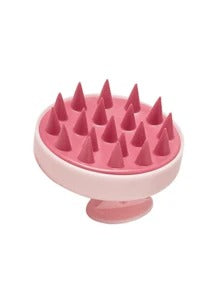 Spazzola per massaggio del cuoio capelluto, massaggiatore del cuoio capelluto in paglia di grano, strumento per il lavaggio dei capelli in paglia di grano, spazzola per capelli in silicone, raschietto per cuoio capelluto esfoliante
