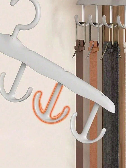 5 pezzi/1 pezzo Appendiabiti rotante multifunzionale con ganci multipli per cravatte e sciarpe, portabiti salvaspazio per decorazioni dell armadio, decorazioni autunnali, decorazioni per feste, decorazioni per la stanza