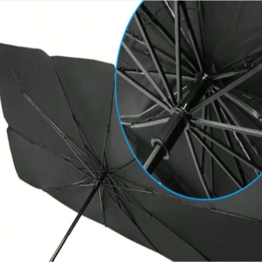 1 pezzo Parasole per auto pieghevole manualmente | Parasole resistente ai raggi UV per finestrini anteriori per adulti - Regalo aziendale, articolo pratico per l'uso in auto d'estate | Può evitare la luce solare diretta e ridurre la temperatura