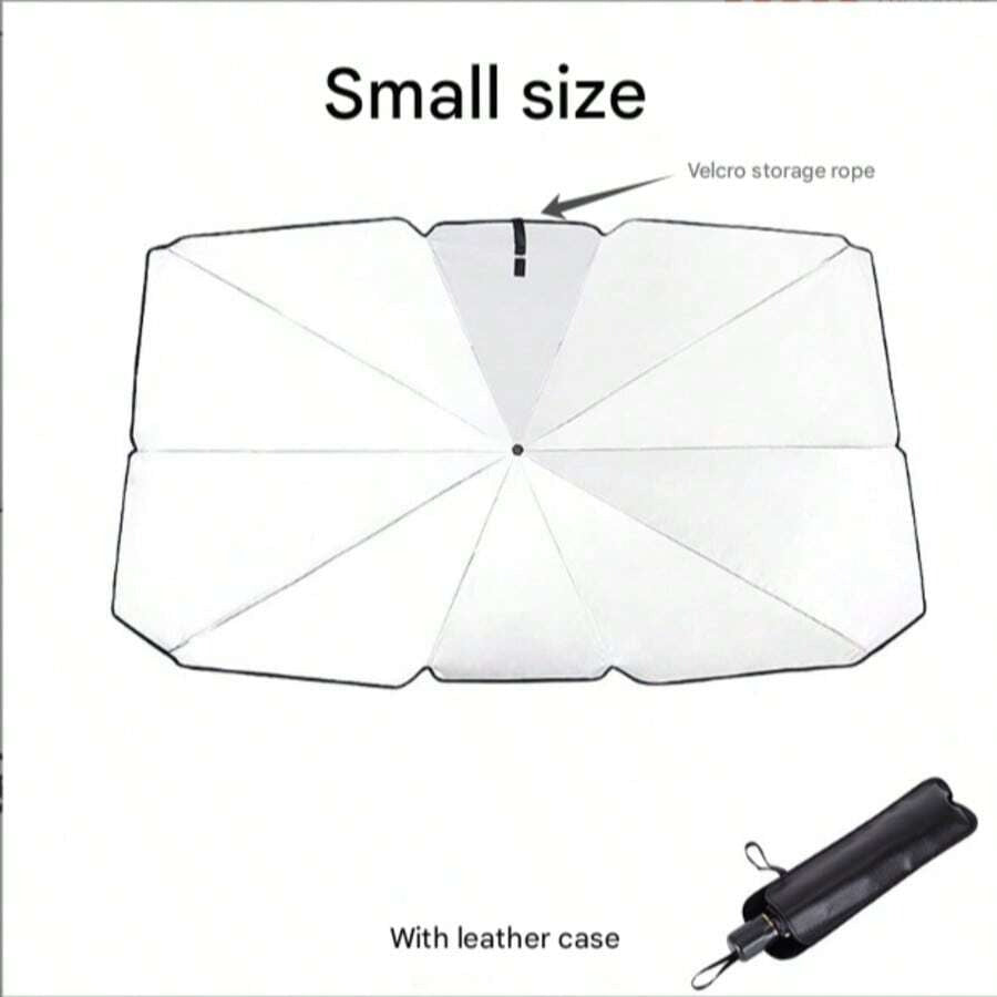 1 pezzo Parasole per auto pieghevole manualmente | Parasole resistente ai raggi UV per finestrini anteriori per adulti - Regalo aziendale, articolo pratico per l'uso in auto d'estate | Può evitare la luce solare diretta e ridurre la temperatura
