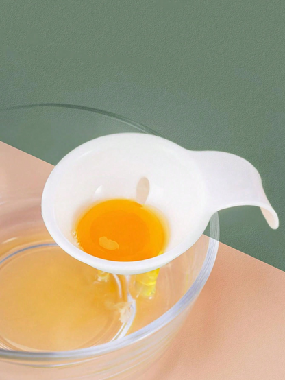 1 Separatore Di Uova, Filtro Separatore Di Albume E Tuorlo Con Clip Per Ciotola Per Cuocere Torte, Soufflé, Maionese