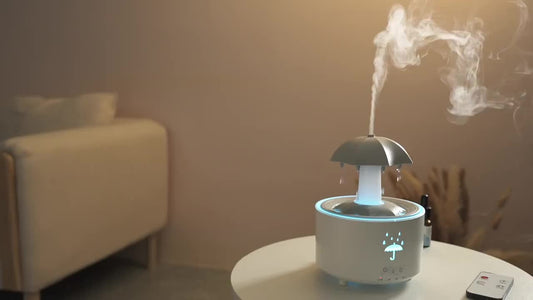 Diffusore di aromaterapia a ultrasuoni con timer a intervalli, 7 luci LED e spegnimento automatico, adatto come regalo di San Valentino per fidanzati e fidanzate, macchina per aromaterapia automatica per casa e hotel