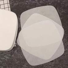 100 pezzi Fogli di carta forno per friggitrice ad aria, rivestimento in carta antiaderente e impermeabile, accessori per friggitrice ad aria, adatti per pollo fritto, patatine, snack ecc.